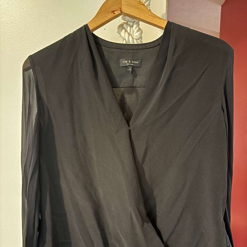 RAG&BONE Black Blouse